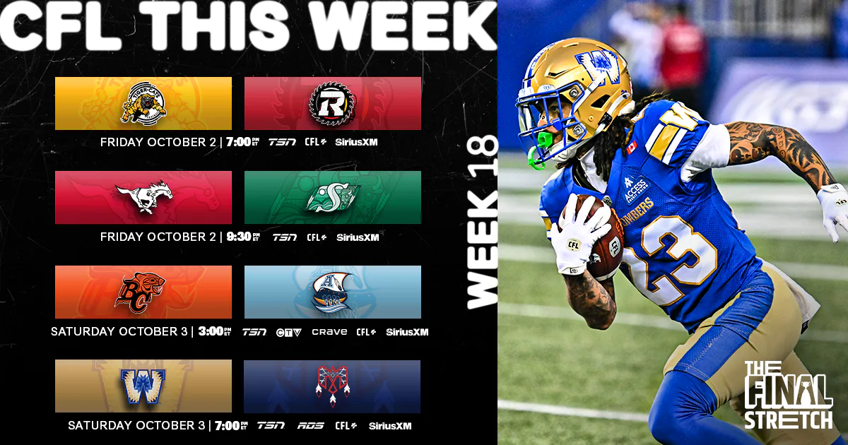 Zander Rourke CFL: Ento Headlines Week 12 Players of the Week